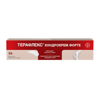 Терафлекс Хондрокрем Форте крем д/наружн. прим. 1%+5% 50 г, Байер АО, произведено Нижфарм АО