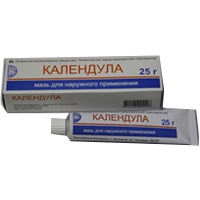 Календула мазь д/наружн. прим. 25 г №1, Борисовский завод медпрепаратов РУП