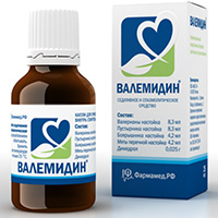 Валемидин капли д/приема внутрь [спирт.] 25 мл №1, Фармамед ООО / НВЦ Агроветзащита С-П ООО / Кировская фармацевтическая фабрика ООО