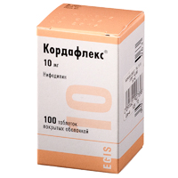 Кордафлекс табл. п/о 10 мг №100