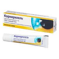 Корнерегель гель глазн. 5% 10 г №1, Др.Герхард Манн, Химико-фармацевтическое предприятие ГмбХ