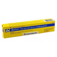 Долгит крем д/наружн. прим. 5% 50 г №1, Долоргит ГмбХ и Ко.КГ/Про.Мед.ЦС Прага а.о.